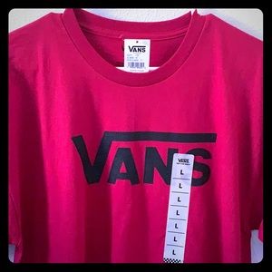 Van’s red tshirt , L